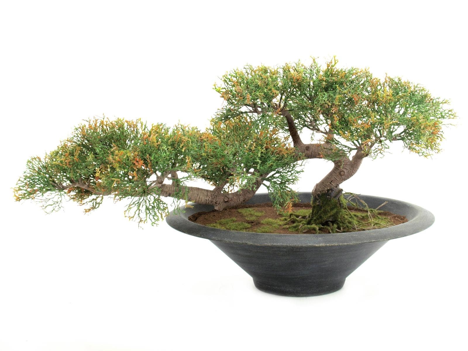Decorazione cedro bonsai artificiale pensile h 40 cm