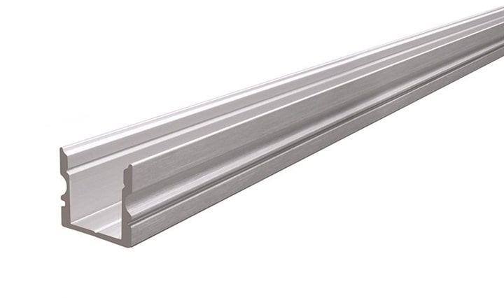 Profilo AU-02-10, alluminio spazzolato, 2 m