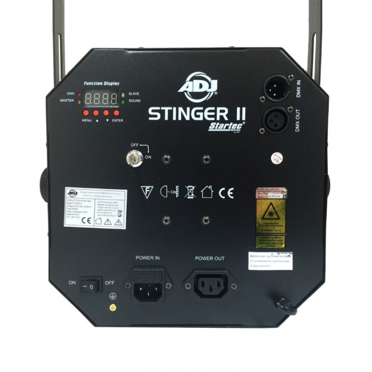 Proiettore Stinger II con effetti moonflower, strobo e laser