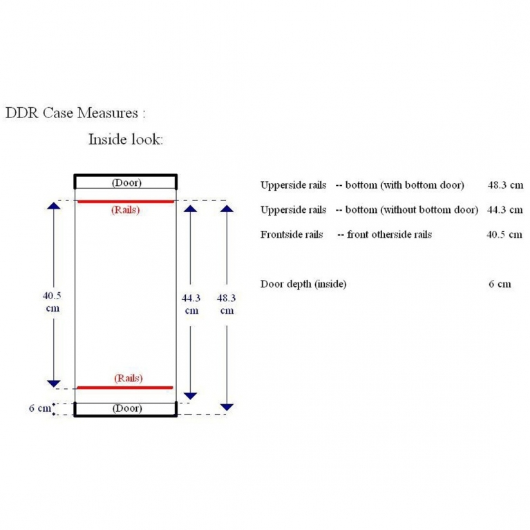 Rack professionale ACF-SW/DDR2 Doubledoorrack 19" 3 unità