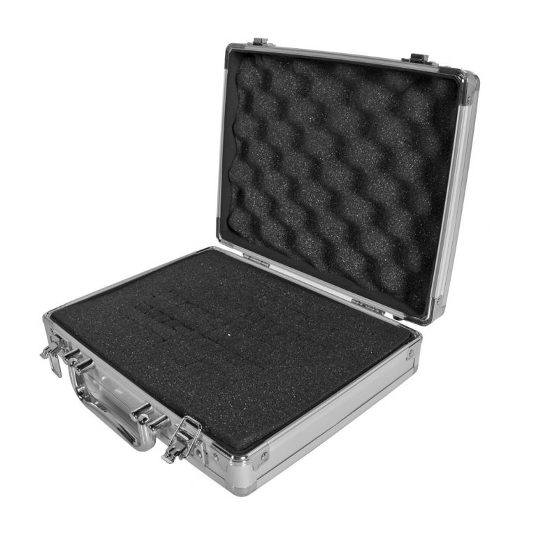 Valigia piccola in alluminio porta accessori 28 x 22 x 7 cm