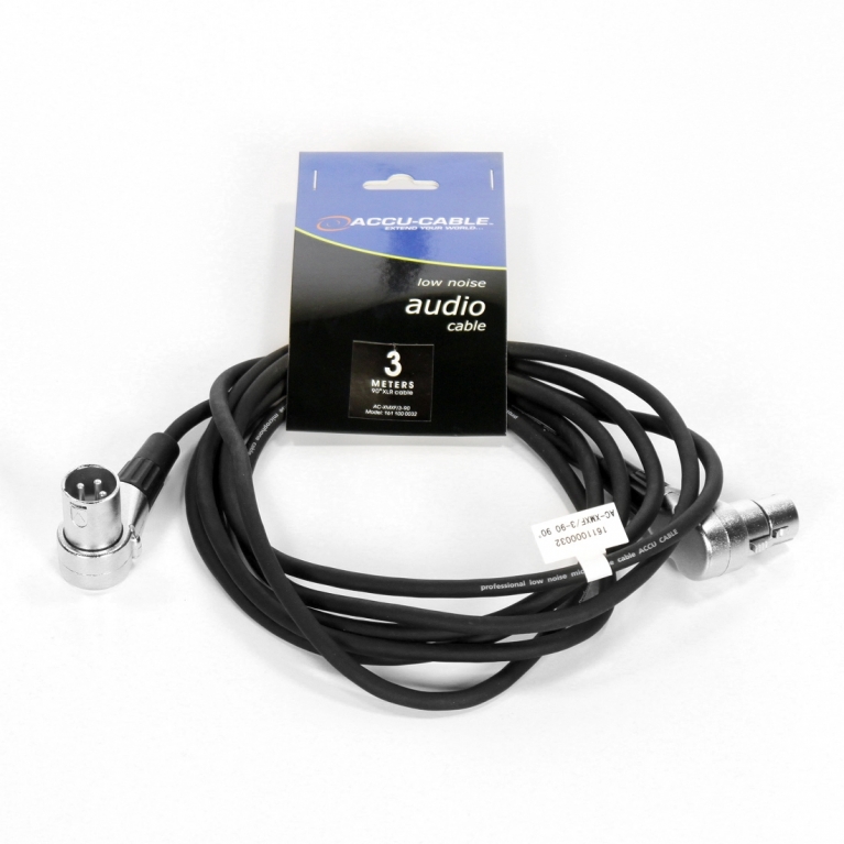 Cavo audio AC-XMXF/3-90 90° XLR Cables 3m