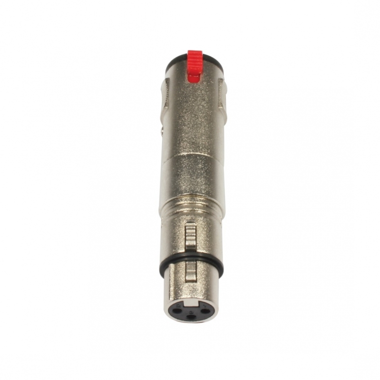 Adattatore plug 3pin XLR femmina to accoppiatore stereo jack 6,3
