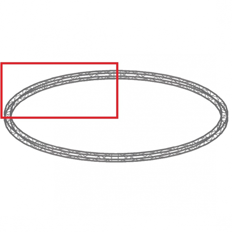 circle part 90° diameter 1,5mt
