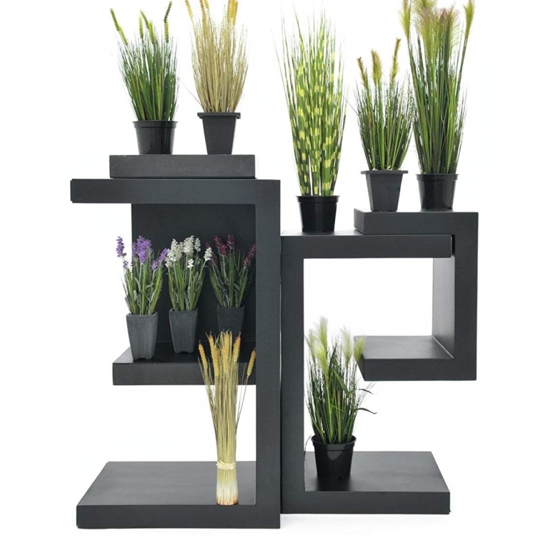 Set tavole da arredo colore nero altezza da 40 a 70 cm