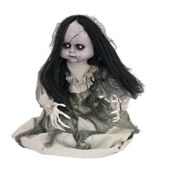 Figura animata bambola danzante horror 46-80 cm halloween