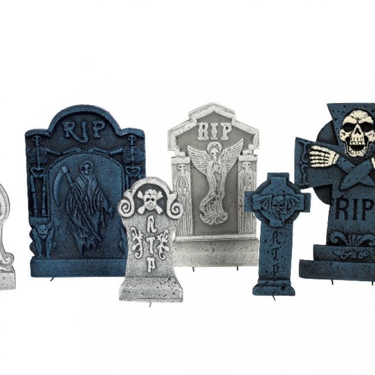 Set 6 tombe cimitero Halloween