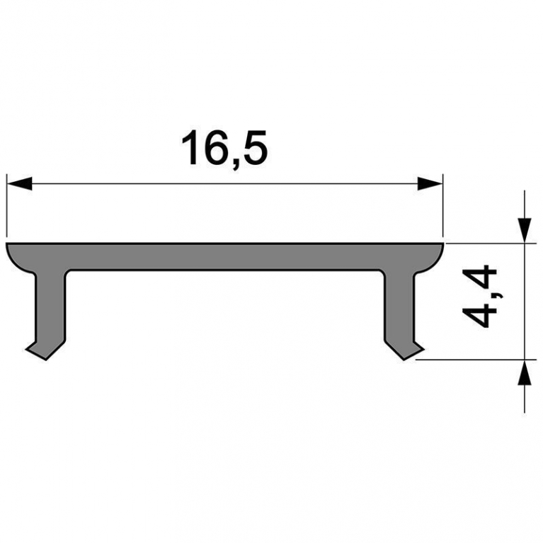 Copertura P-01-12 plastica trasparente 75% 1m