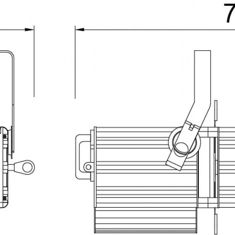 Sagomatore PR LED 250ZS TW DMX 10° - 22°