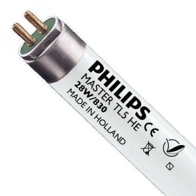 Tubo fluorescente Philips Master TL5 HE 28W/830 G5 3000K 116cm