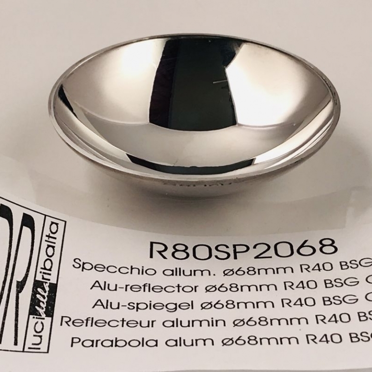 Parabola riflettente in alluminio ø 68 mm R40 (MK2)