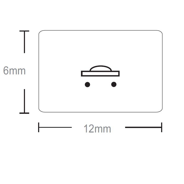 STRISCIA MINI LED IP67 12V 45MT 6x12mm SPAZIO 2,88cm BIANCO FREDDO 2,9W/MT