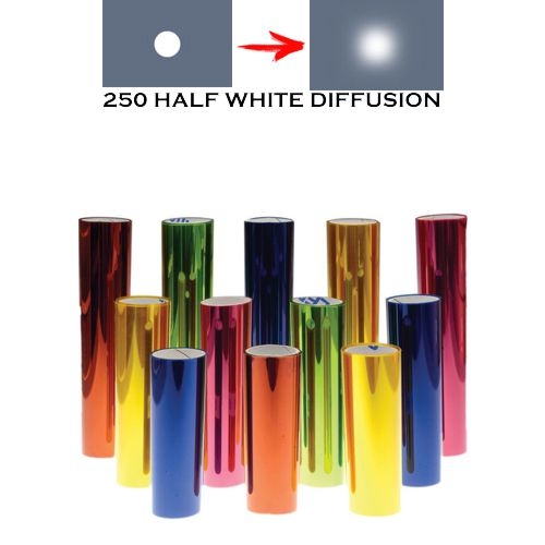 ROTOLO GELATINA LEE FILTERS  #250# HALF WHITE DIFFUSION 7,62mt.X1,52mt.