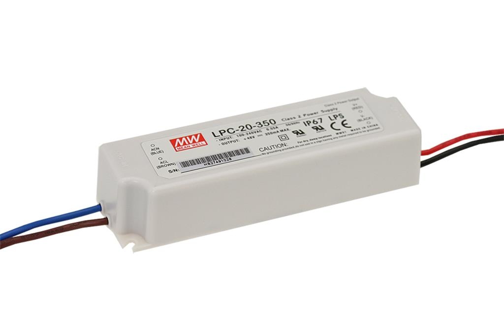 Costant Current POWER SUPPLY for led 16W 350mA IP67